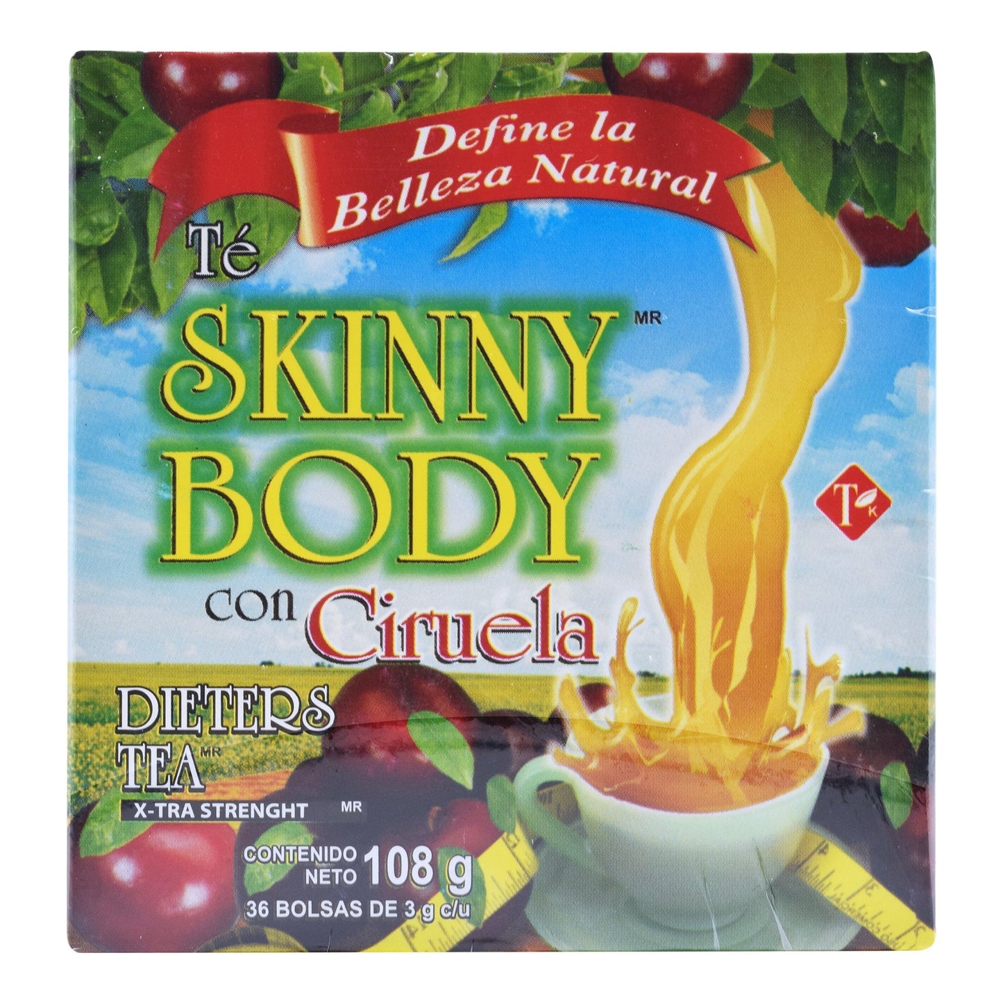 Te Skinny Body Ciruela 36 Sob (MUNDO NATURAL)