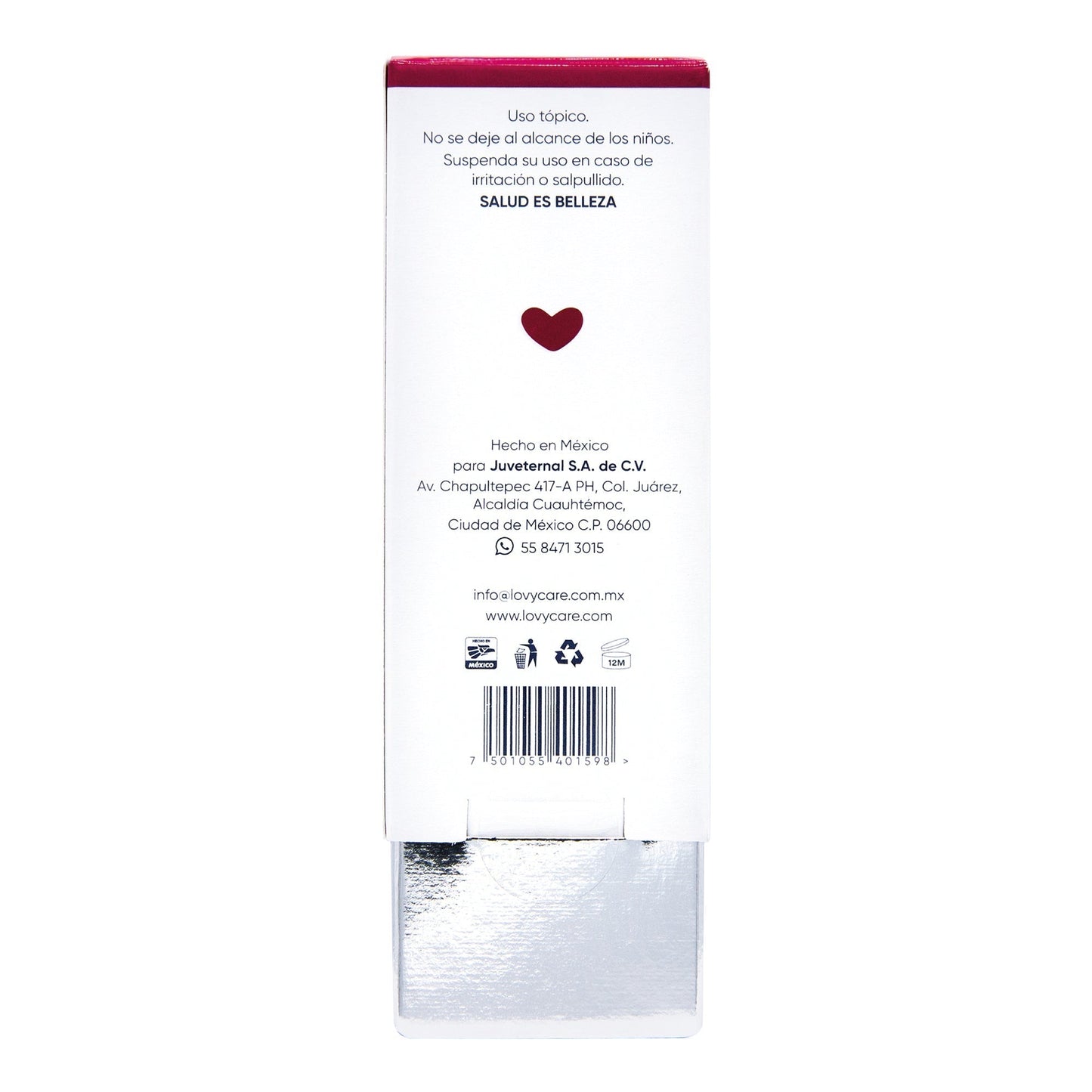 Crema Facial Colageno Q10 30 Mililitros (LOVYCARE)