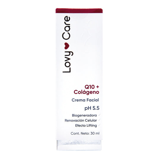 Crema Facial Colageno Q10 30 Mililitros (LOVYCARE)