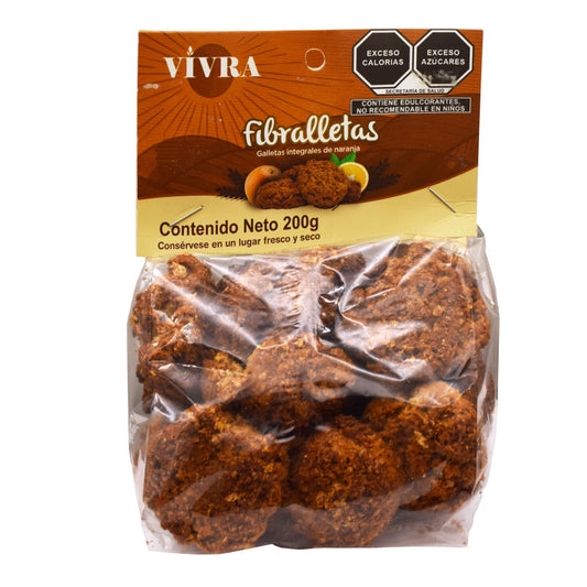 Galleta Fibra Naranja 200 G (GALLETAS VIVRA)