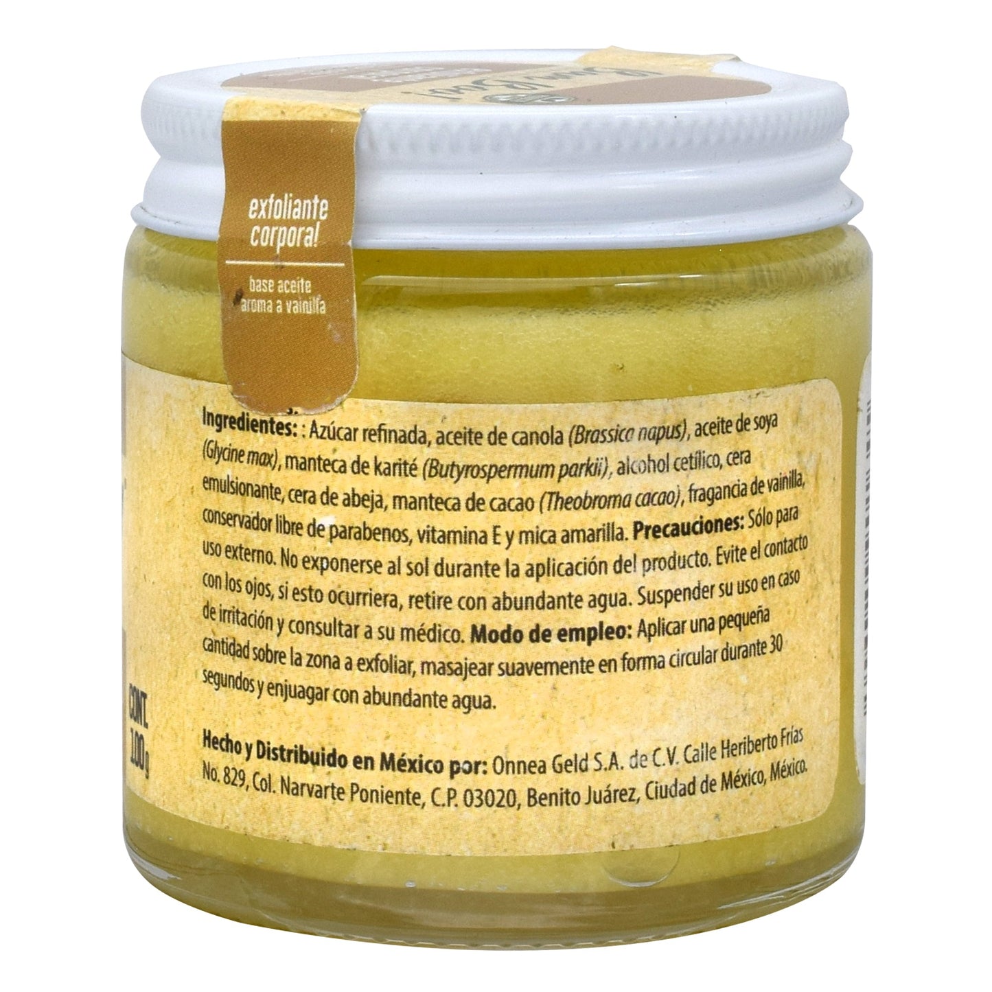 Exfoliante Corporal Aceite Vanilla 100 G (BAM BOO! LIFESTYLE)