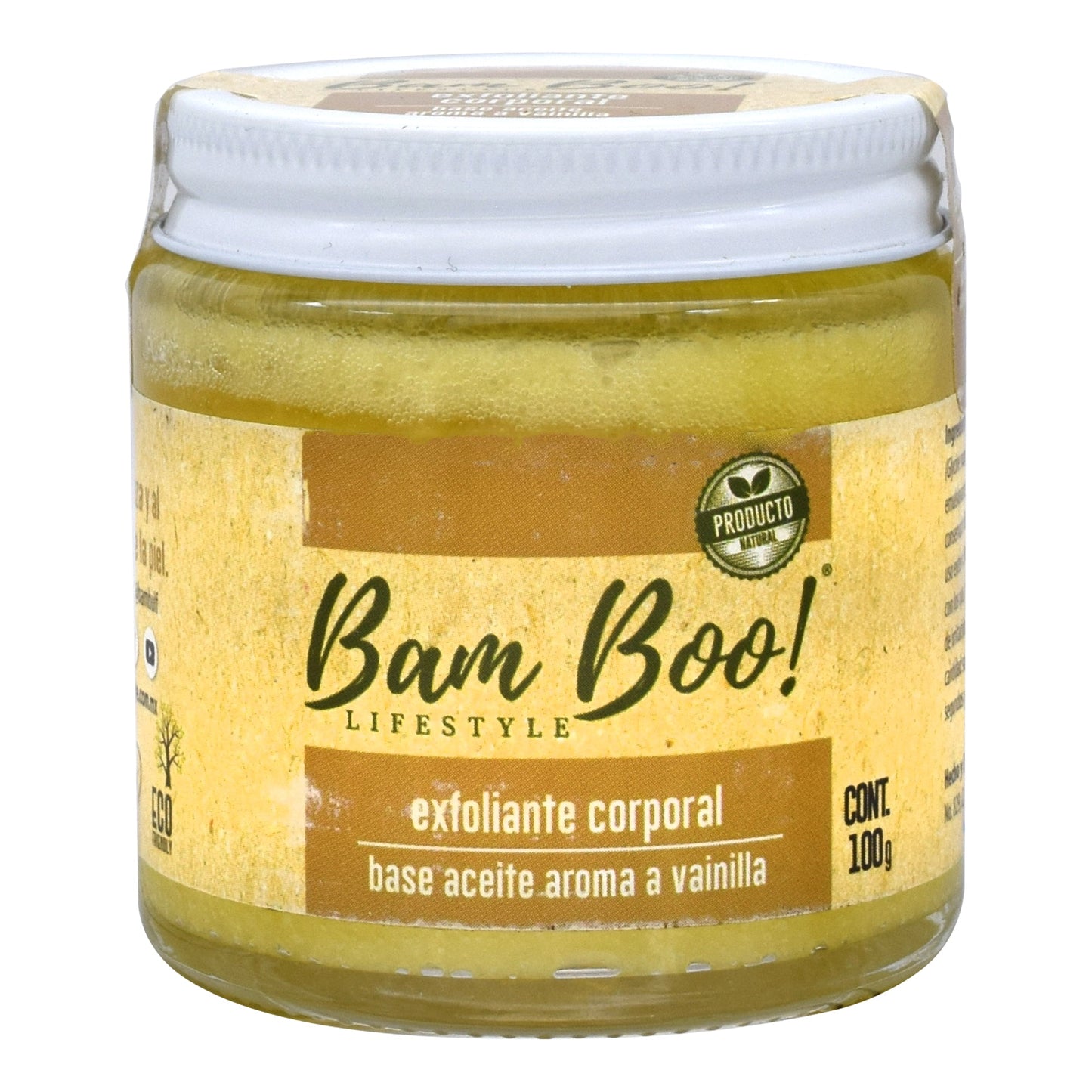 Exfoliante Corporal Aceite Vanilla 100 G (BAM BOO! LIFESTYLE)