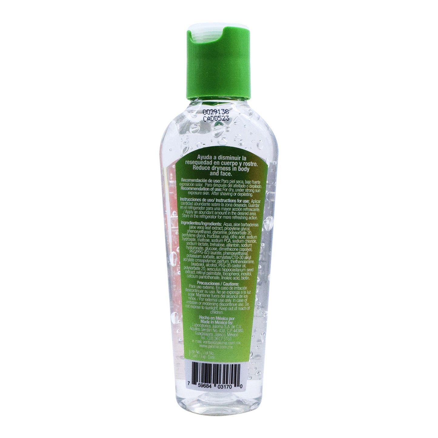Gel Aloe Vera 120 Mililitros (JALOMA)