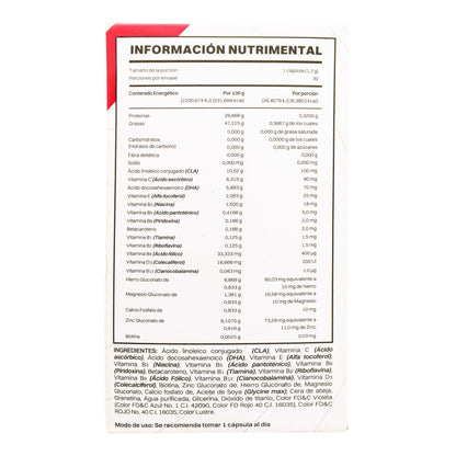 Pre Natal 30 Cápsulas (PM ANAHUAC)