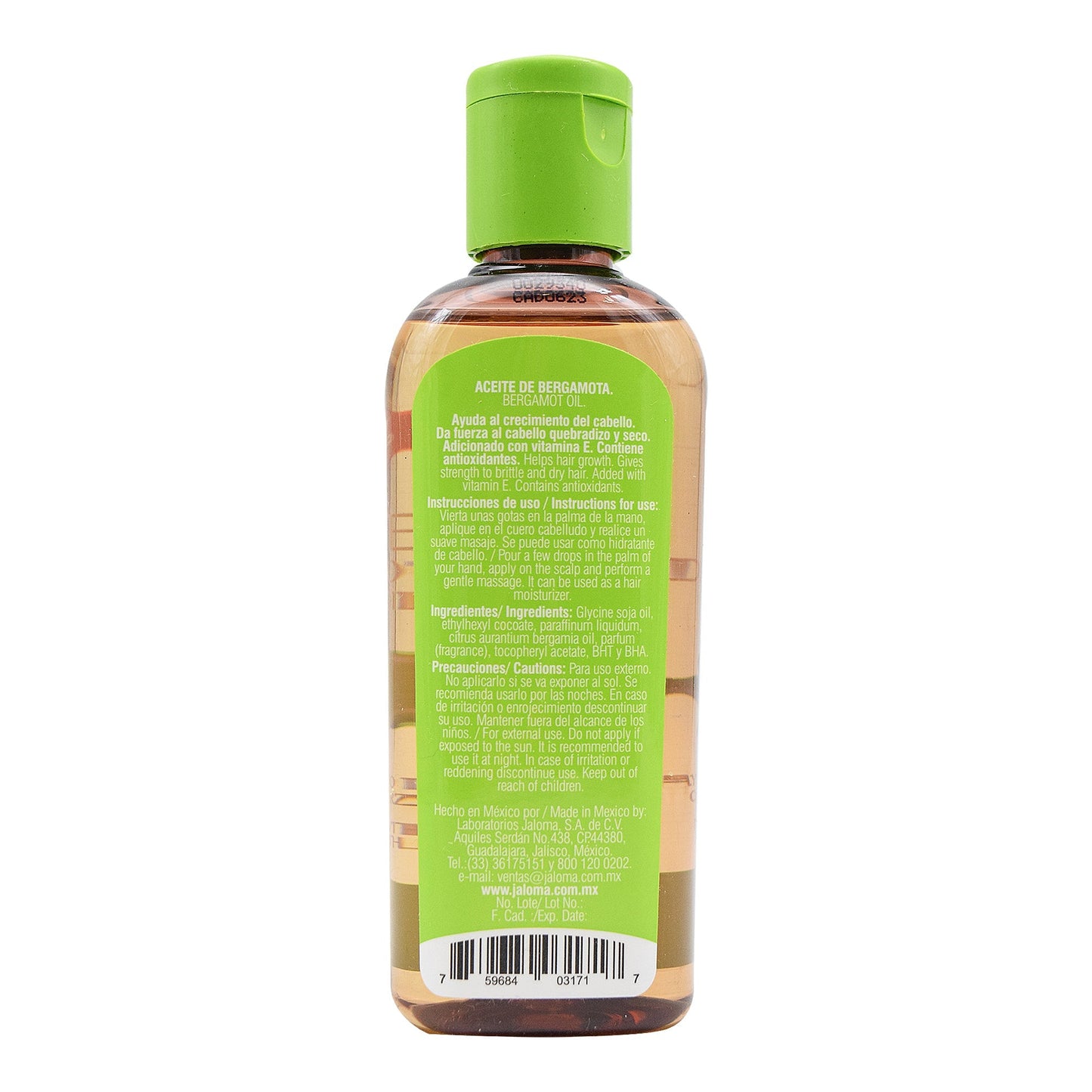 Aceite De Bergamota 120 Mililitros (KARLA DI)