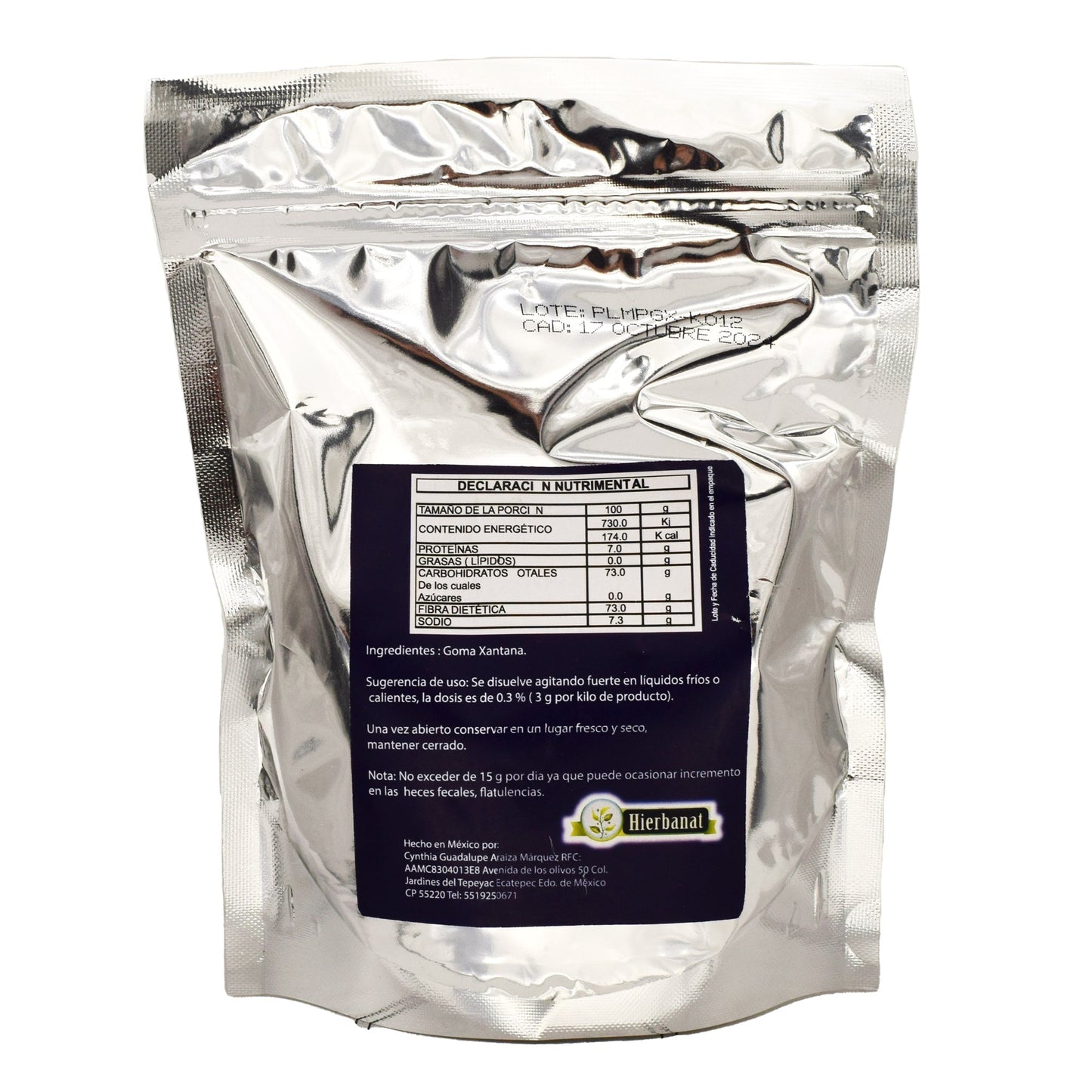Goma Xantana 250 G (HIERBANAT)