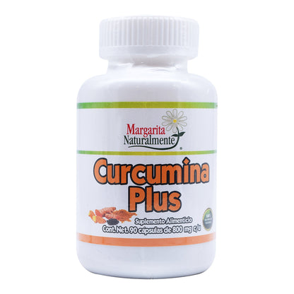 Curcumina Plus 90 Cápsulas (MARGARITA NATURAL)