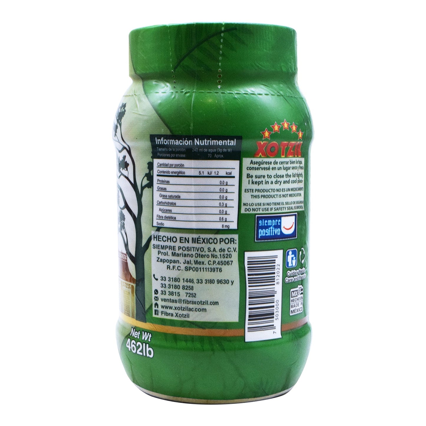 Te Chino De Follaje Verde 210 G (XOTZIL)