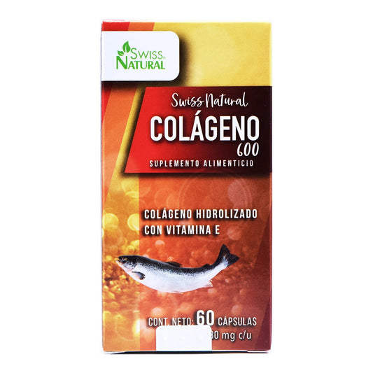 Colageno De Pescado Hidrolizado 60 Cápsulas (SWISS NATURAL)