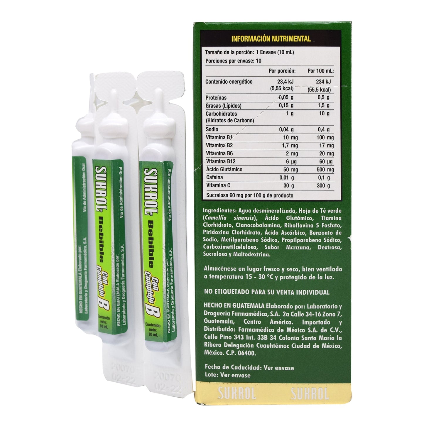 Sukrol 10 Mililitros (SUKROL)