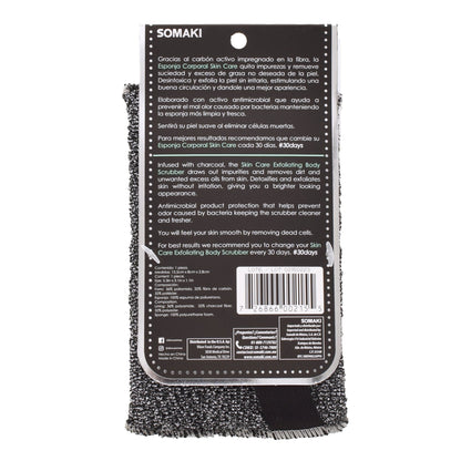 Esponja Corporal Carbon 1 Pza (SKIN CARE)