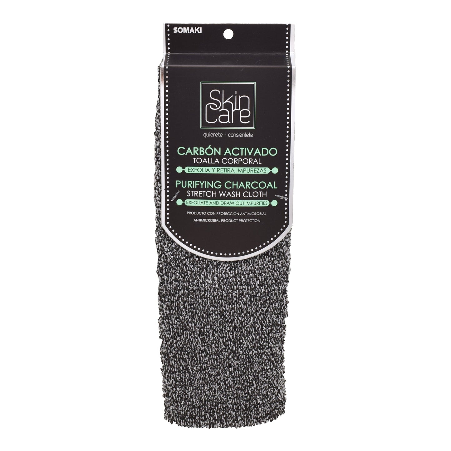 Toalla Corporal Carbon Exfoliante  1 Pza (SKIN CARE)