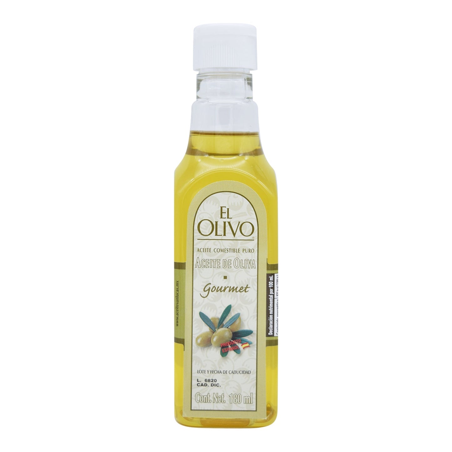 Aceite De Oliva 180 Mililitros (SAN LUCAS)