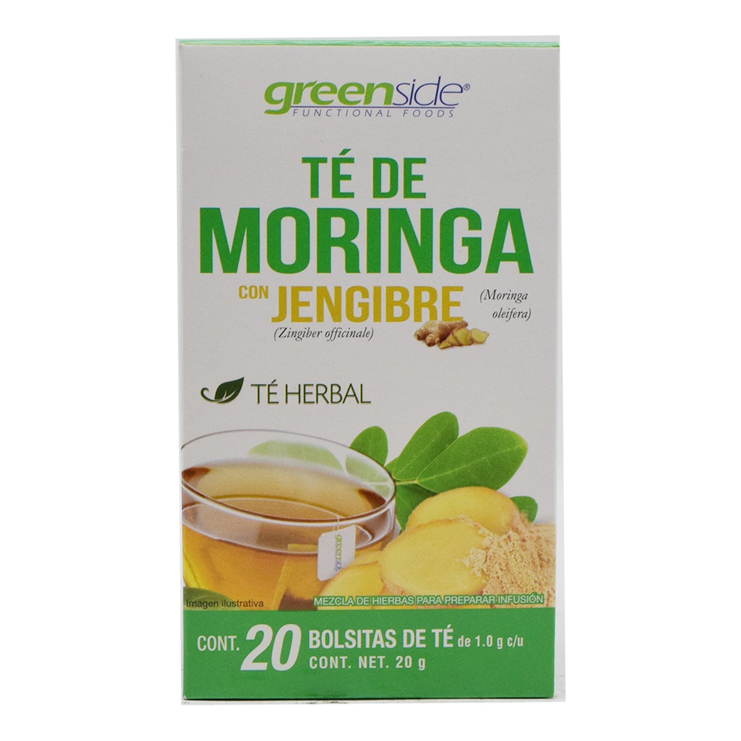 Te De Moringa Con Jengibre 20 G (GREENSIDE)