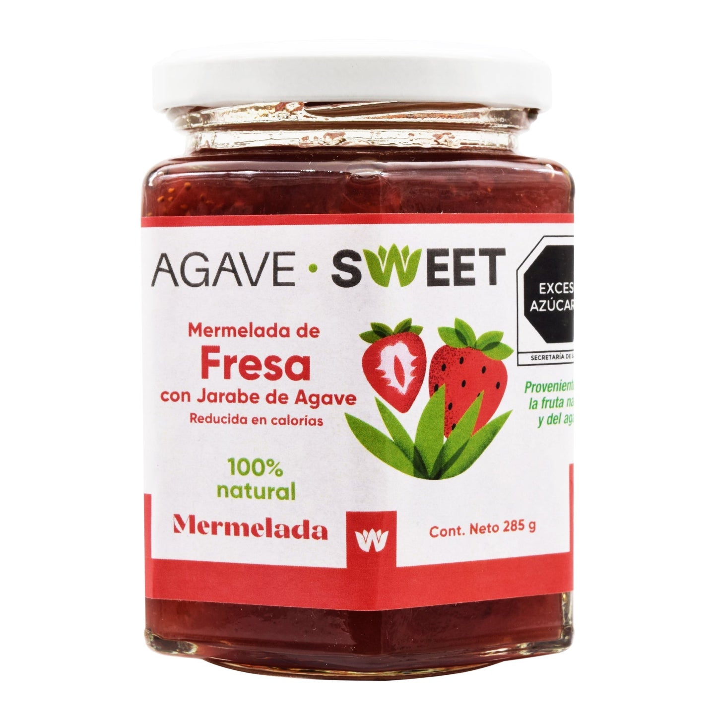Mermelada De Fresa 285 G (AGAVE SWEET)