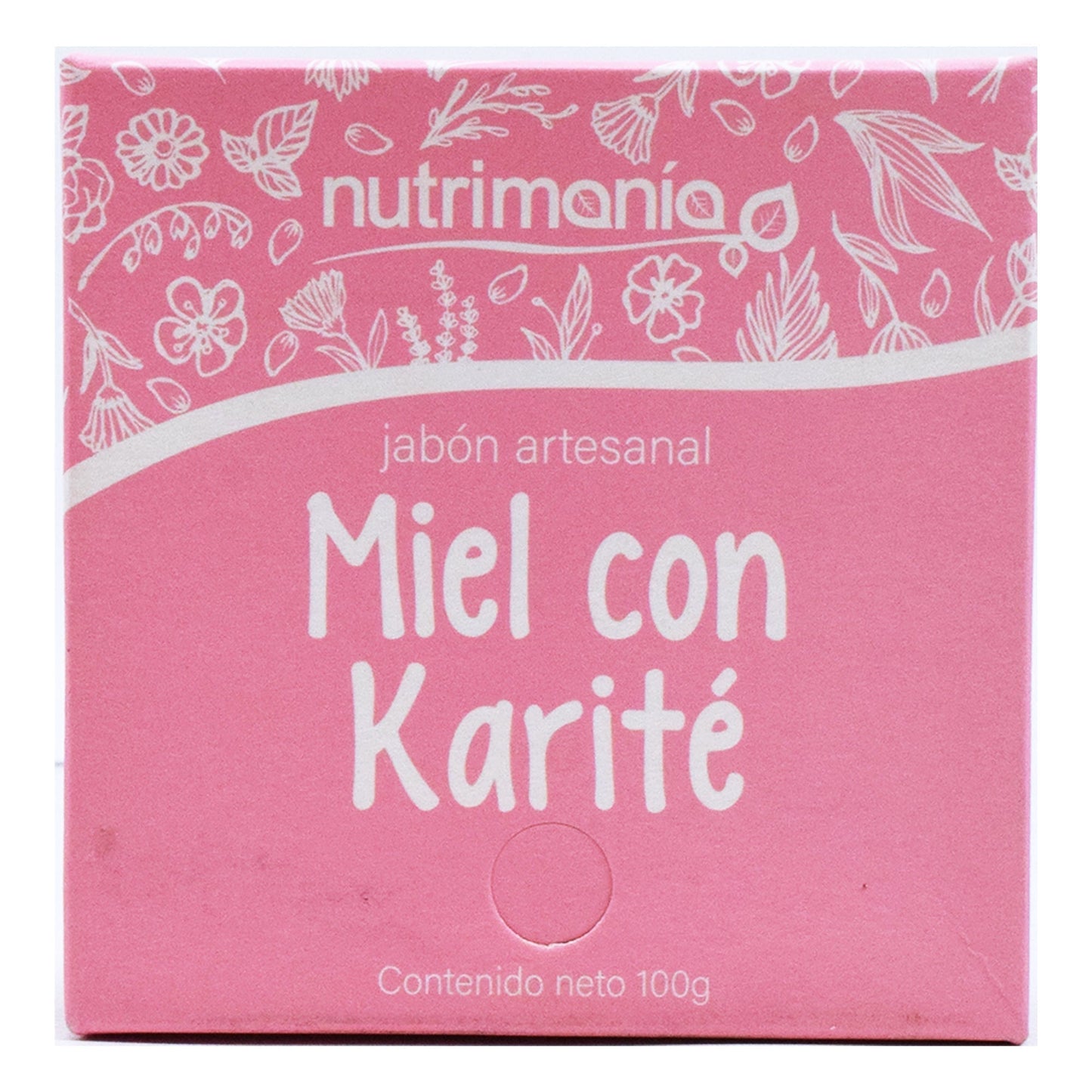 Jabon Artesanal Miel Con Karite 100 G (NUTRIMANIA)