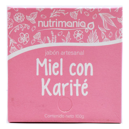 Jabon Artesanal Miel Con Karite 100 G (NUTRIMANIA)