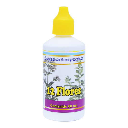 12 Flores Extracto 60 ml NATURA MUNDO BRAJIM – Equilibrio emocional, estrés y bienestar