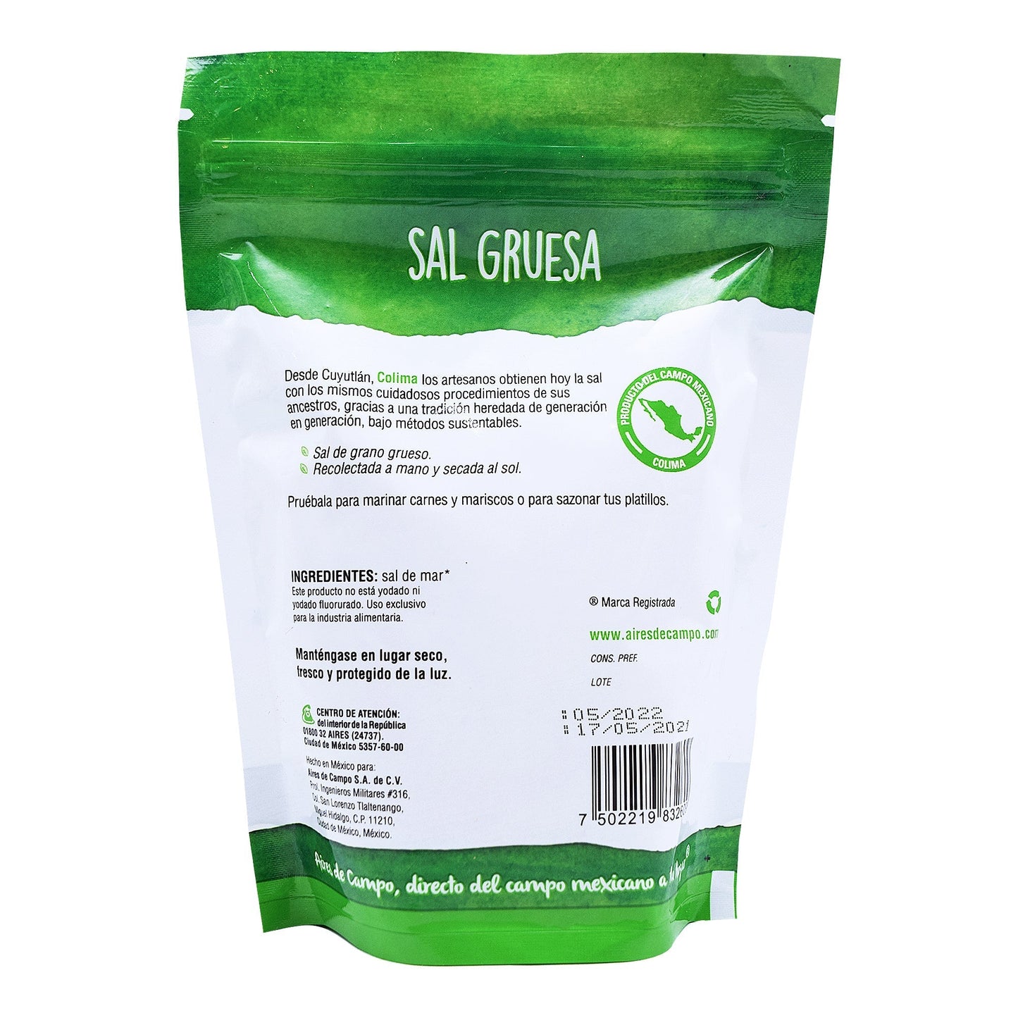 Sal Gruesa 250 G (AIRES DE CAMPO)