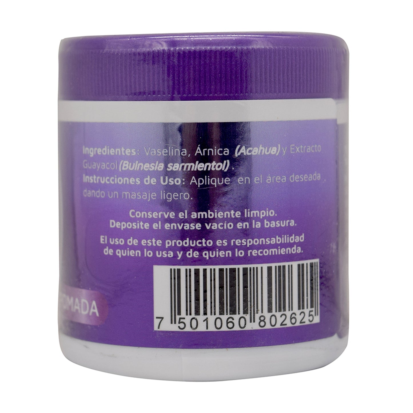 Arnica Y Guayacol En Crema125 G (VIDANAT/POMADAS)