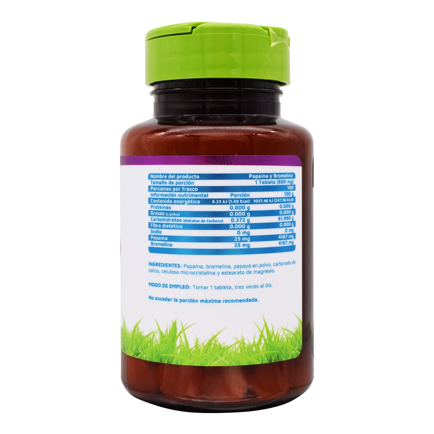 Papaina Y Bromelina 100 Tabletas (VIDANAT/VITAMINAS)