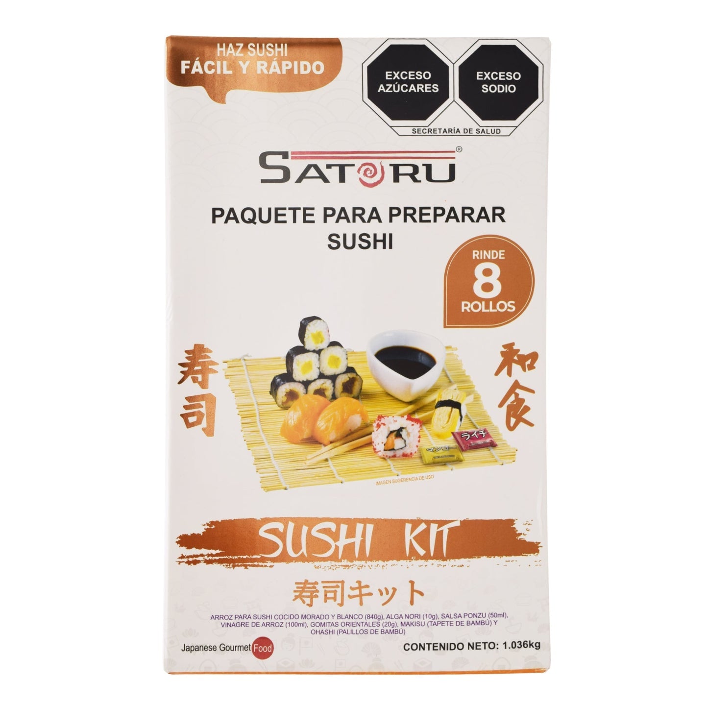 Sushi Kit Prepara 8 Rollos (SATORU)