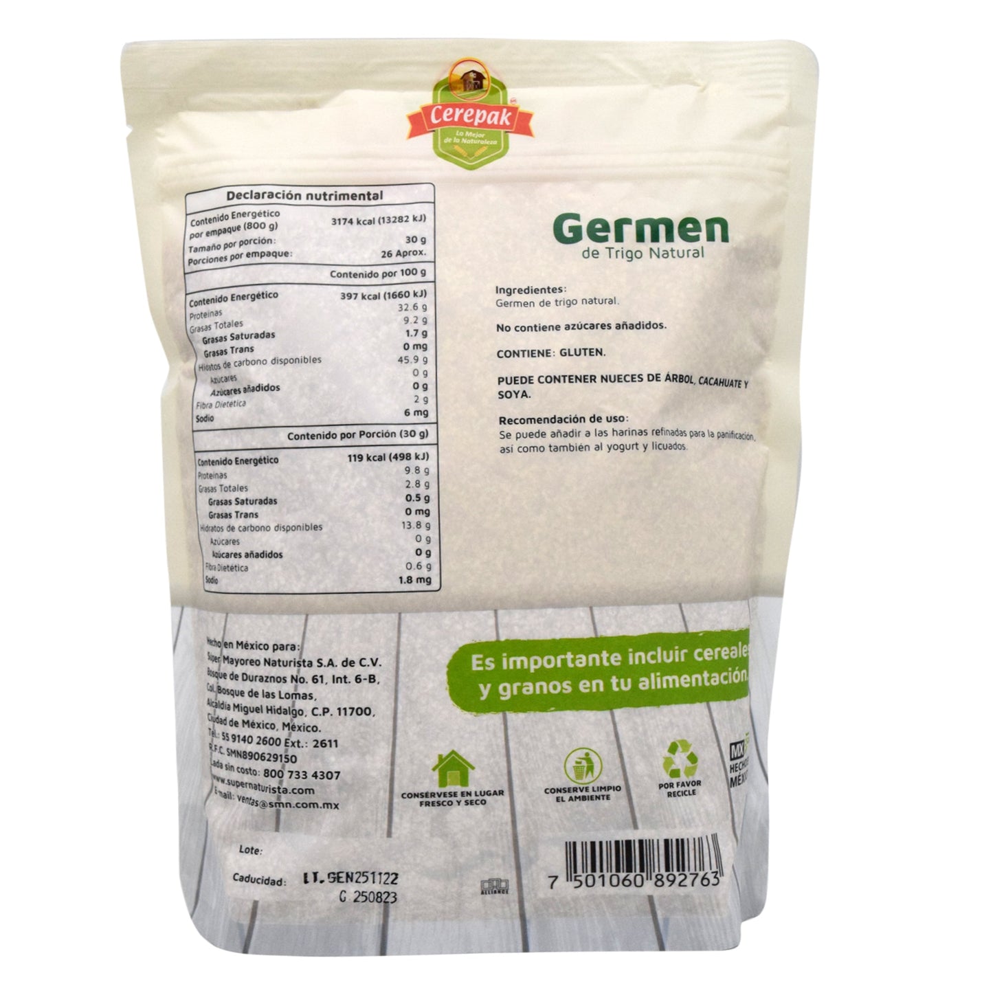 Germen Natural 800 G (CEREPAK)