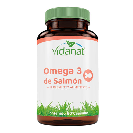 Omega 3 De Salmon 60 Cápsulas (VIDANAT/VITAMINAS)