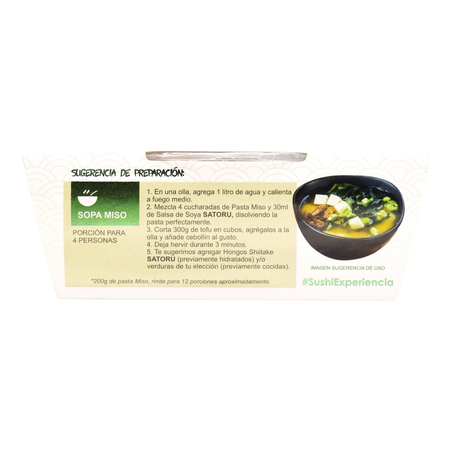 Pasta Miso Shiro 200 G (SATORU)