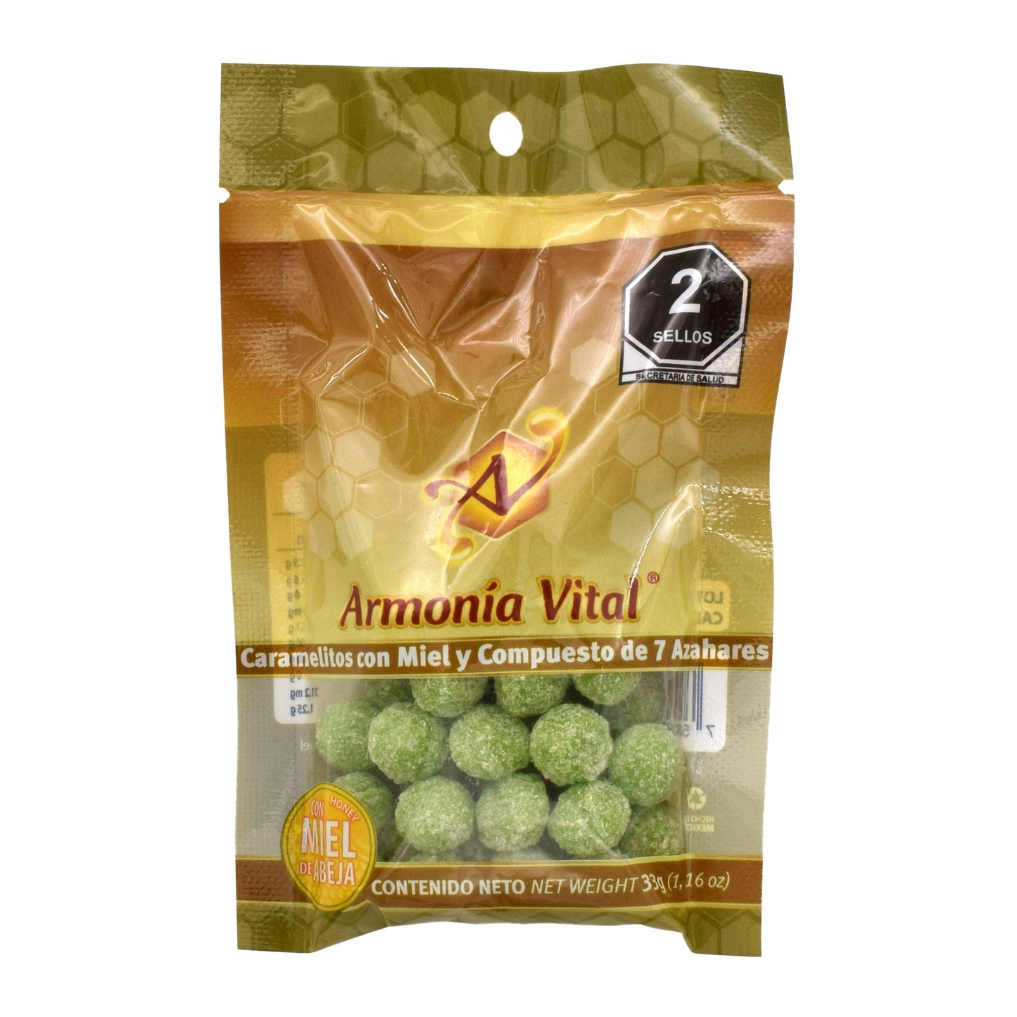 Caramelo Miel 7 Azahares 33 G (Paquete 10) (ARMONIA VITAL)