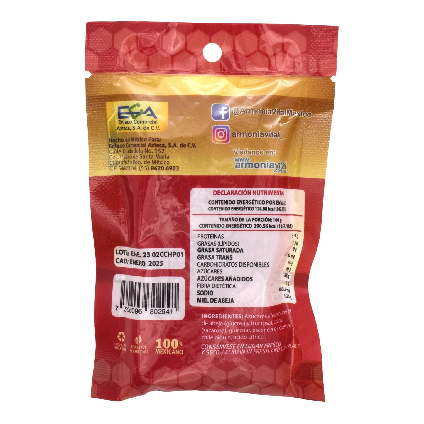 Caramelo De Chamoy Propoleo 30 G (Paquete 10) (ARMONIA VITAL)