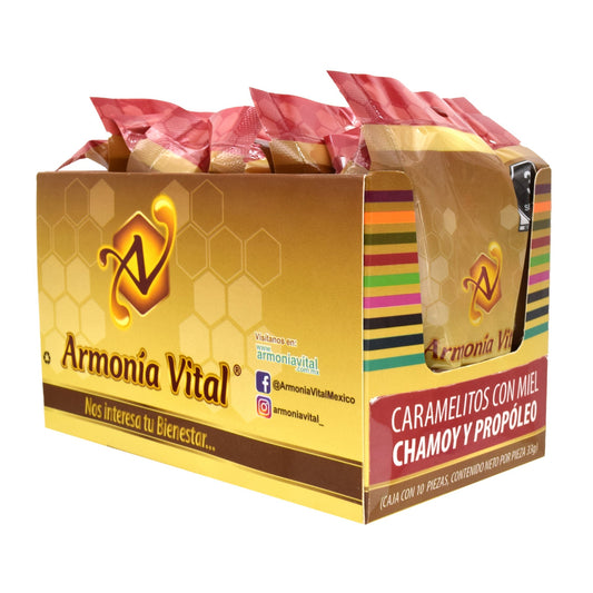 Caramelo De Chamoy Propoleo 30 G (Paquete 10) (ARMONIA VITAL)
