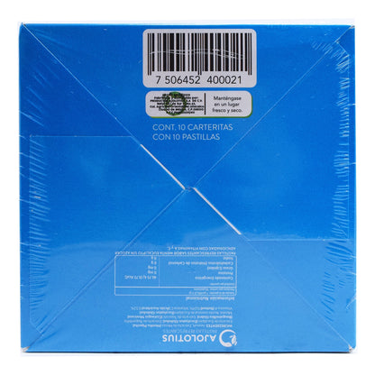 Pastillas Refrescantes Menta Eucalipto 22 G (Paquete 10) (AJOLOTIUS)