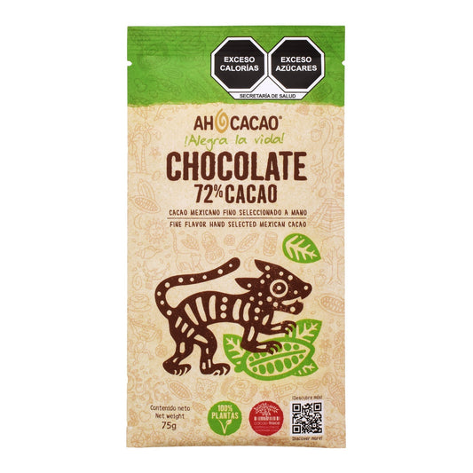 Chocolate 72 % Cacao 75 G (AH CACAO)