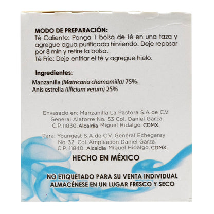 Te De Manzanilla Con Anis 25 Sob (LA PASTORA)