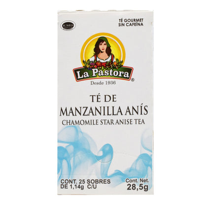Te De Manzanilla Con Anis 25 Sob (LA PASTORA)