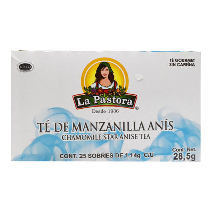 Te De Manzanilla Con Anis 25 Sob (LA PASTORA)