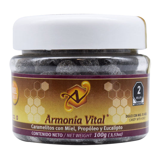 Caramelo De Propoleo Y Eucalipto 100 G (ARMONIA VITAL)