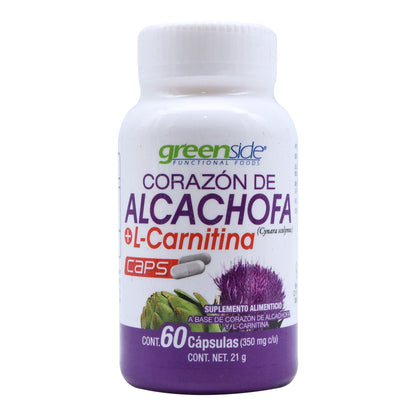 Corazon De Alcachofa Y L Carnitina 60 Cápsulas (GREENSIDE)