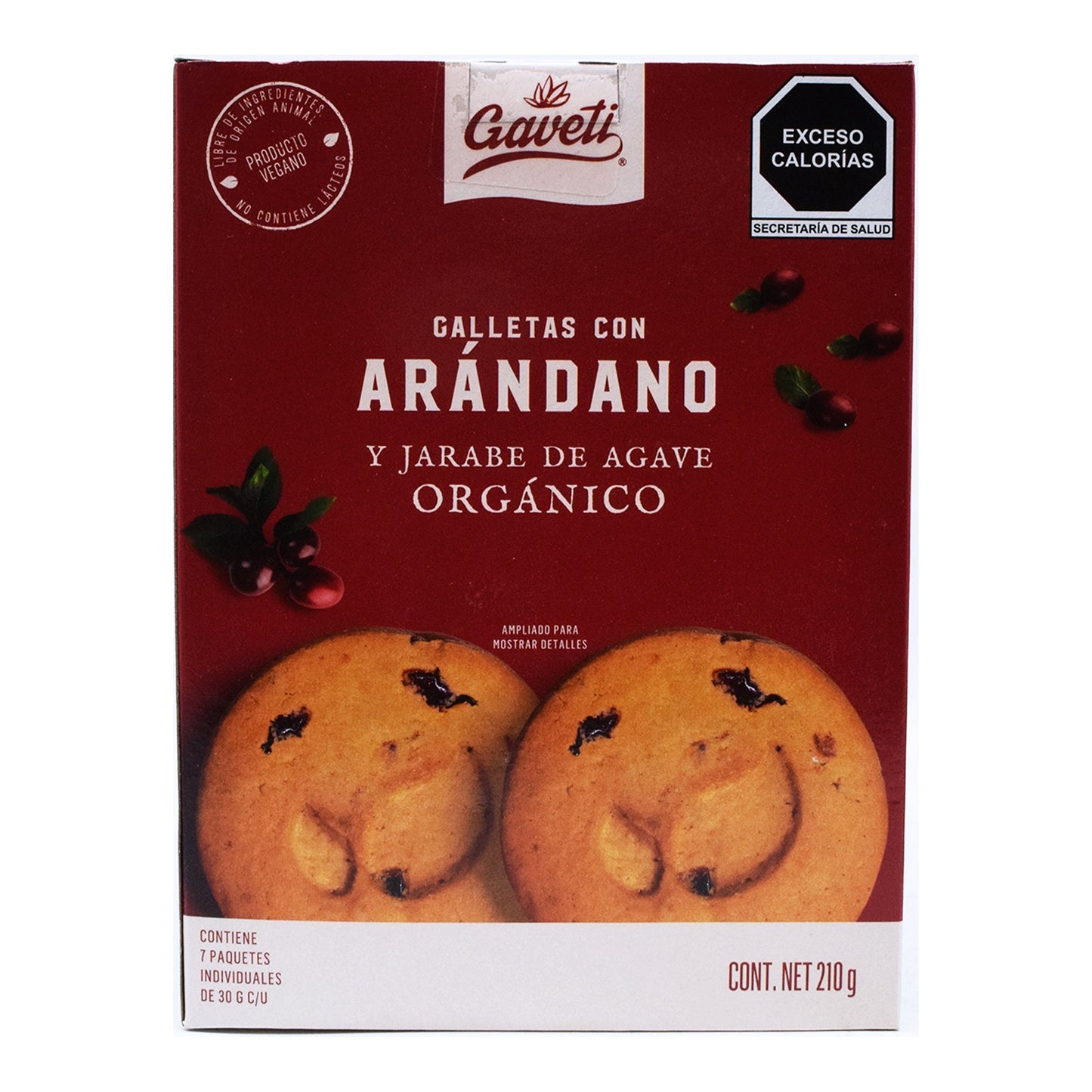 Galleta Con Avena Y Arandano 210 G (GAVETI)