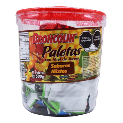 Paleta 30G Varios Sabores (Paquete 50) (BRONCOLIN)