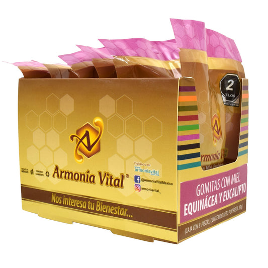 Gomitas De Miel Con Equinacea 30 G (Paquete 8) (ARMONIA VITAL)