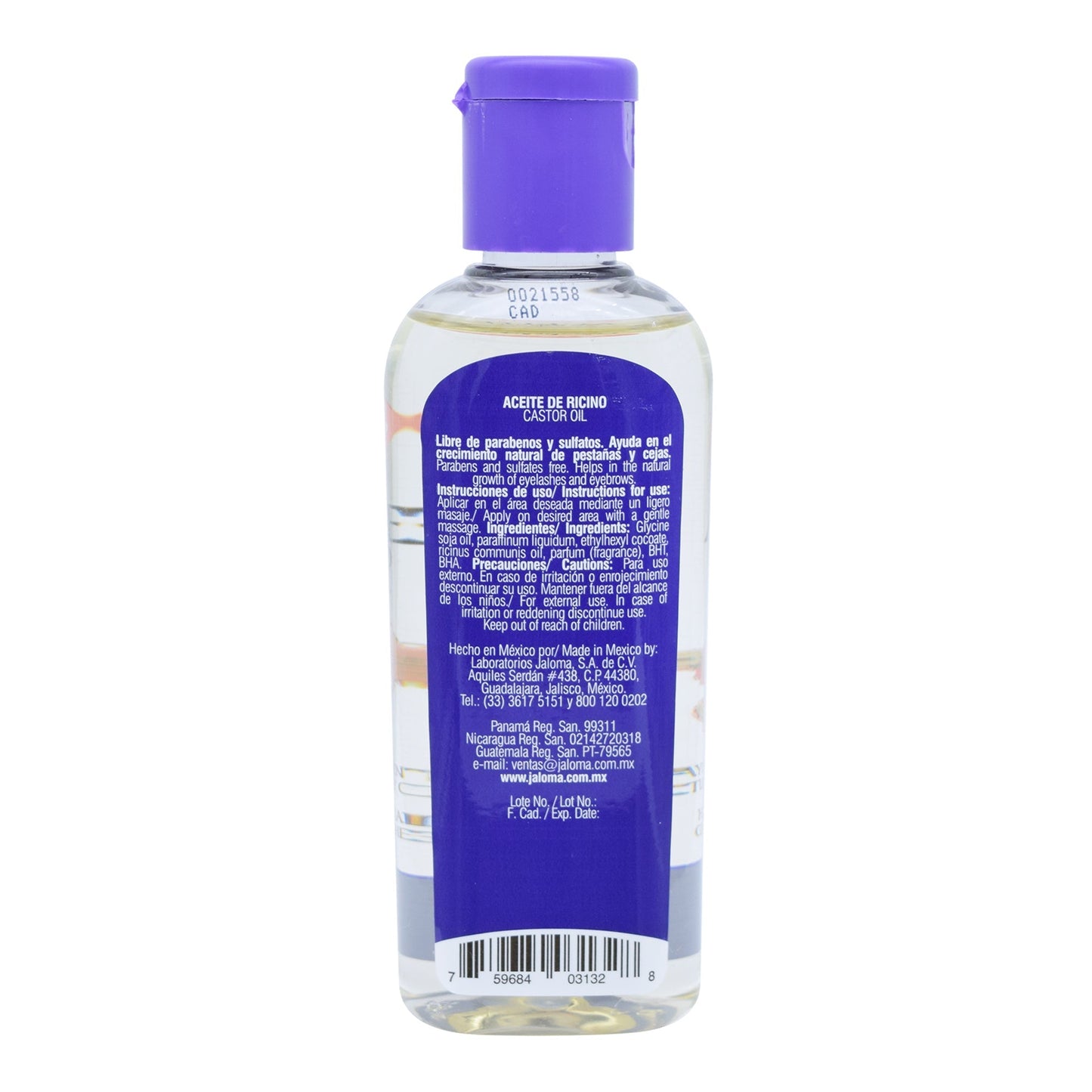 Aceite De Ricino 120 Mililitros (LINAT)