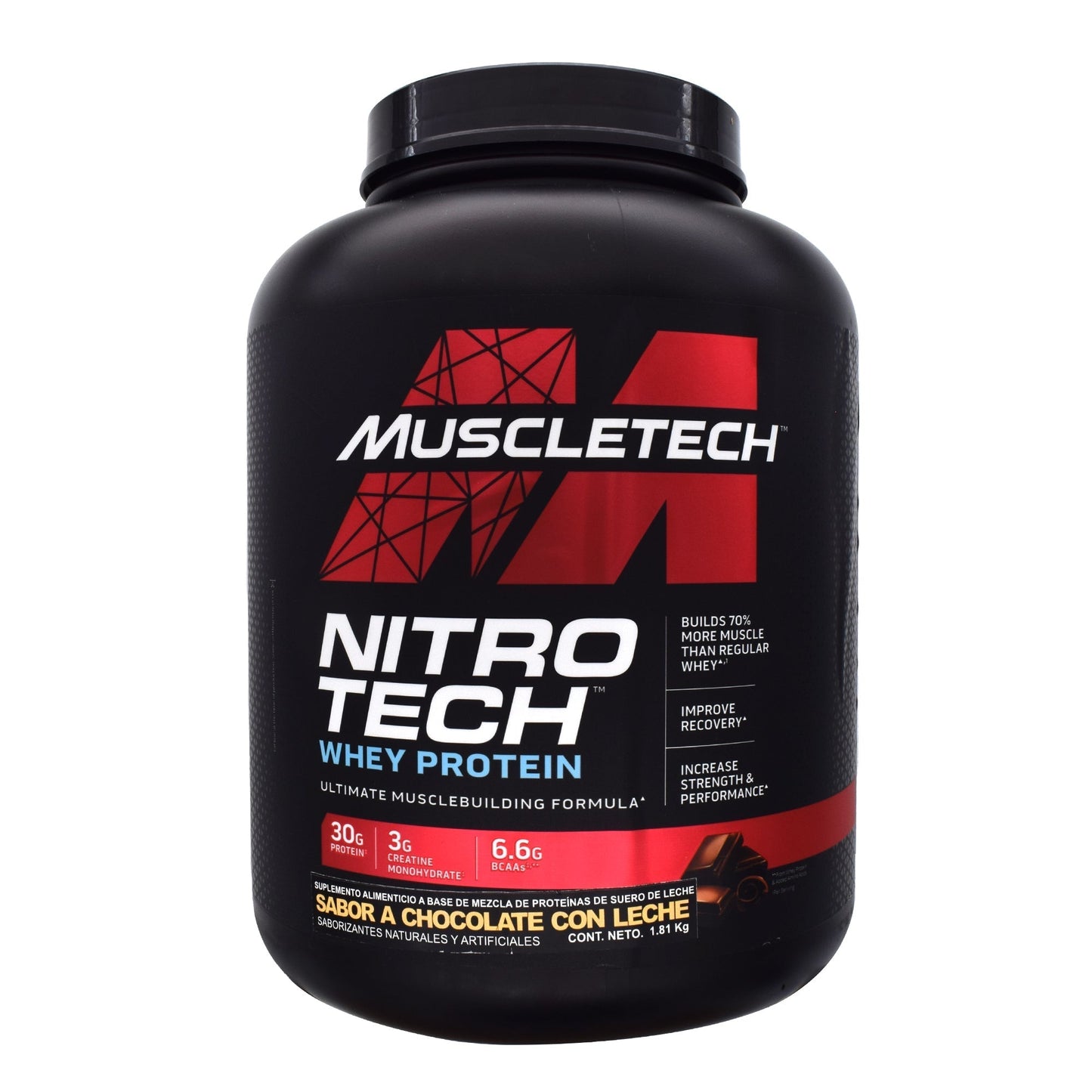 Mt Nitro Tech Whey Protein Chocolate 4 Lb (MUSCLETECH)