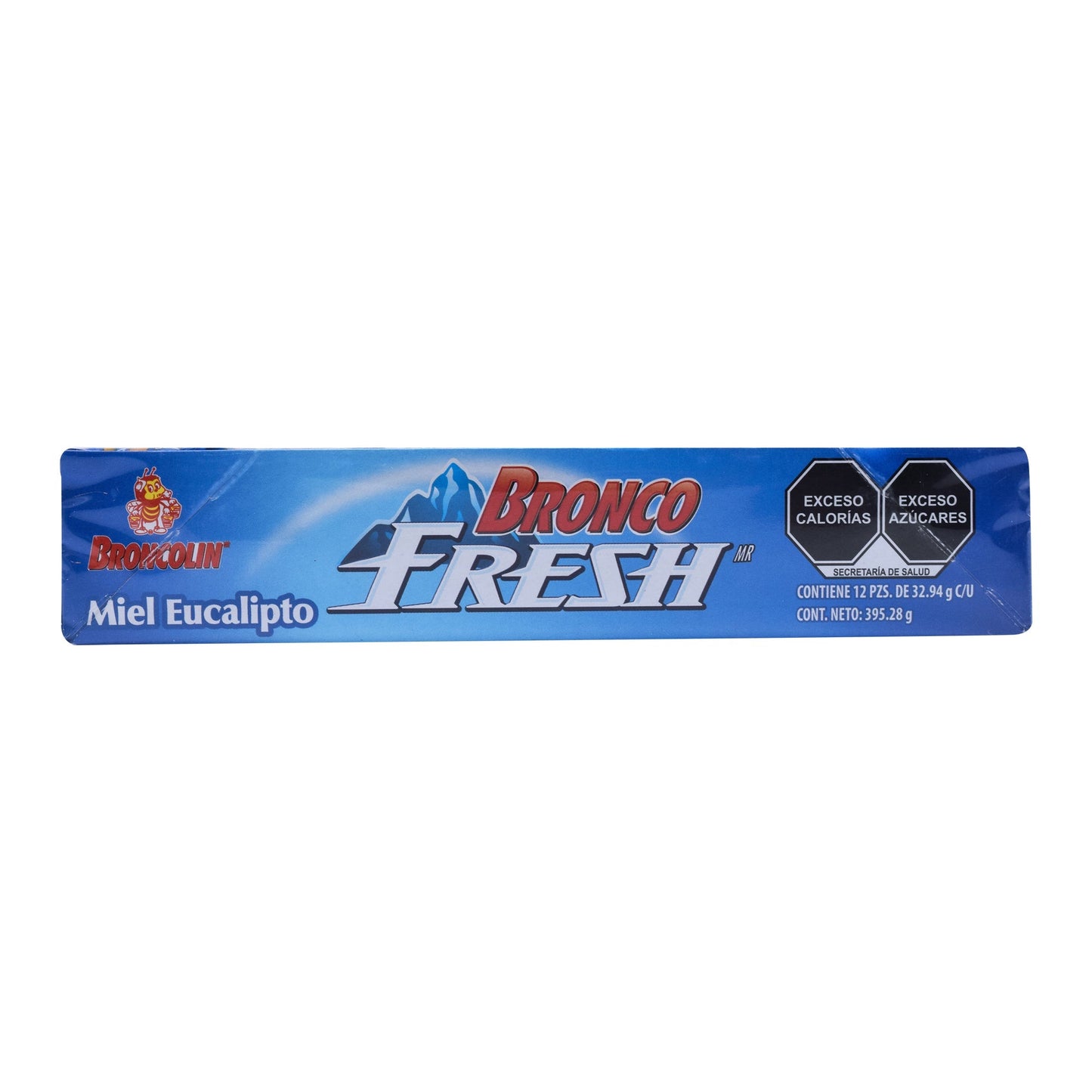 Caramelo Miel Mentol Bronco Fresh 33 G (Paquete 12) (BRONCOLIN)