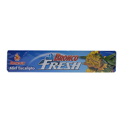 Caramelo Miel Mentol Bronco Fresh 33 G (Paquete 12) (BRONCOLIN)
