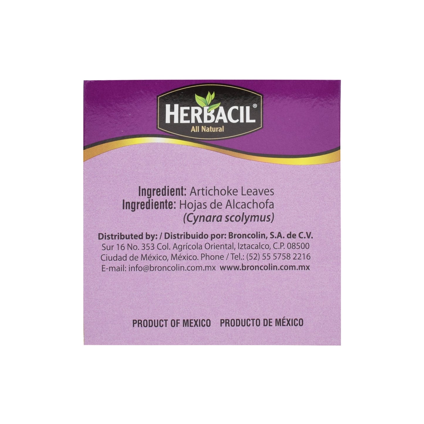 Te De Alcachofa 25 Sob (HERBACIL)