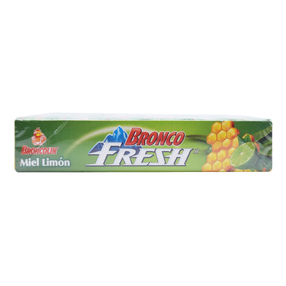 Caramelo Miel Limon Bronco Fresh 33 G (Paquete 12) (BRONCOLIN)