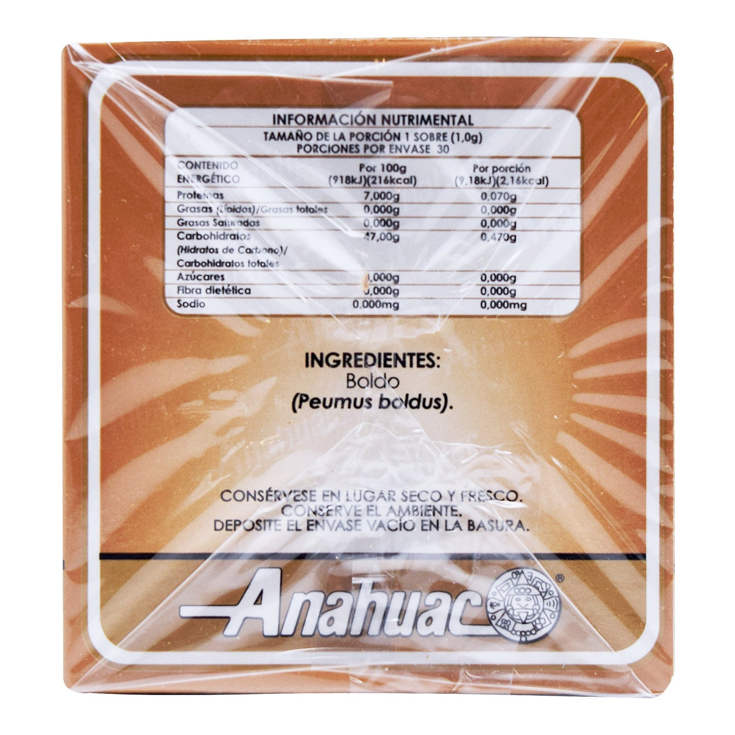 Te De Boldo 30 Sob (ANAHUAC)