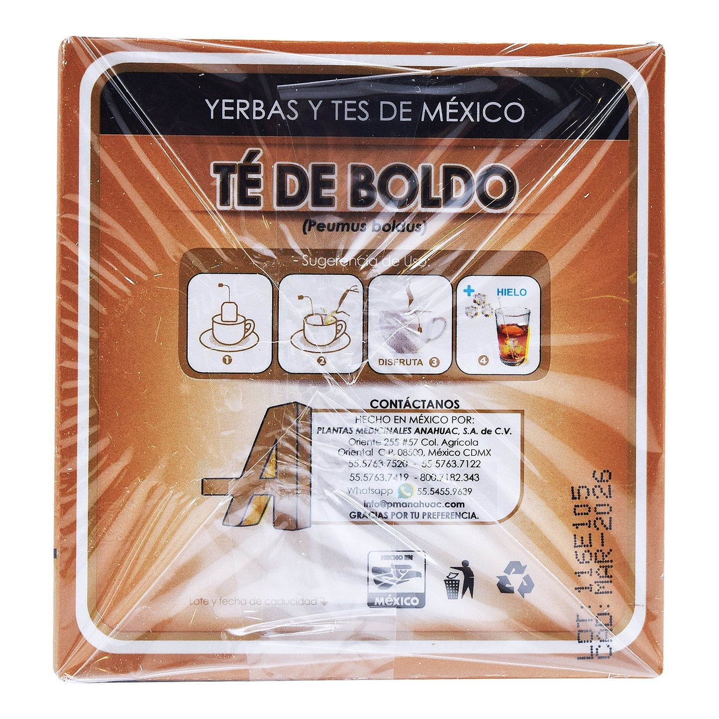 Te De Boldo 30 Sob (ANAHUAC)